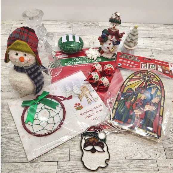 Christmas Junk Drawer Bundle • Decor Lot • Mixed Holiday Magic          (F8) - Picture 1 of 10
